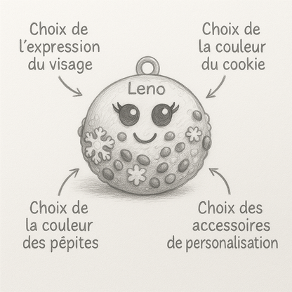 Galet cookie 100% personnalisé